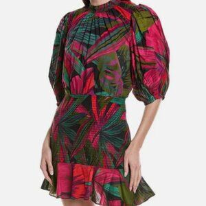 Farm Rio Midnight Leaves Minidress [S]